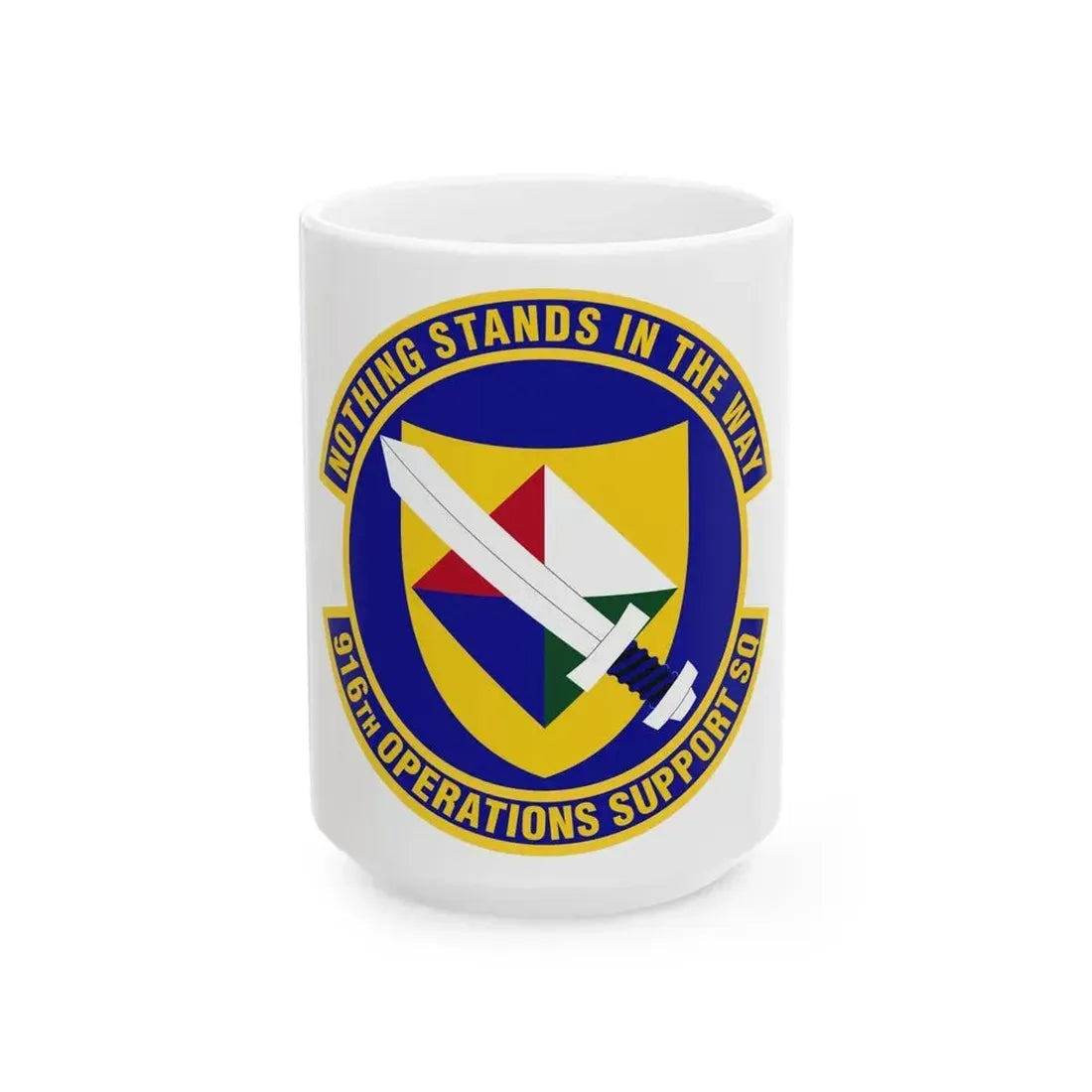 916th Operations Support Squadron (U.S. Air Force) White Coffee Mug 15oz - Go Mug Yourself