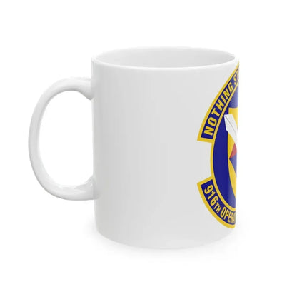 916th Operations Support Squadron (U.S. Air Force) White Coffee Mug - Go Mug Yourself