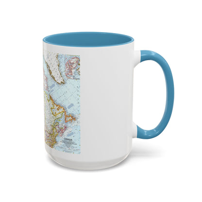 Canada (1961) (Map) Accent Coffee Mug