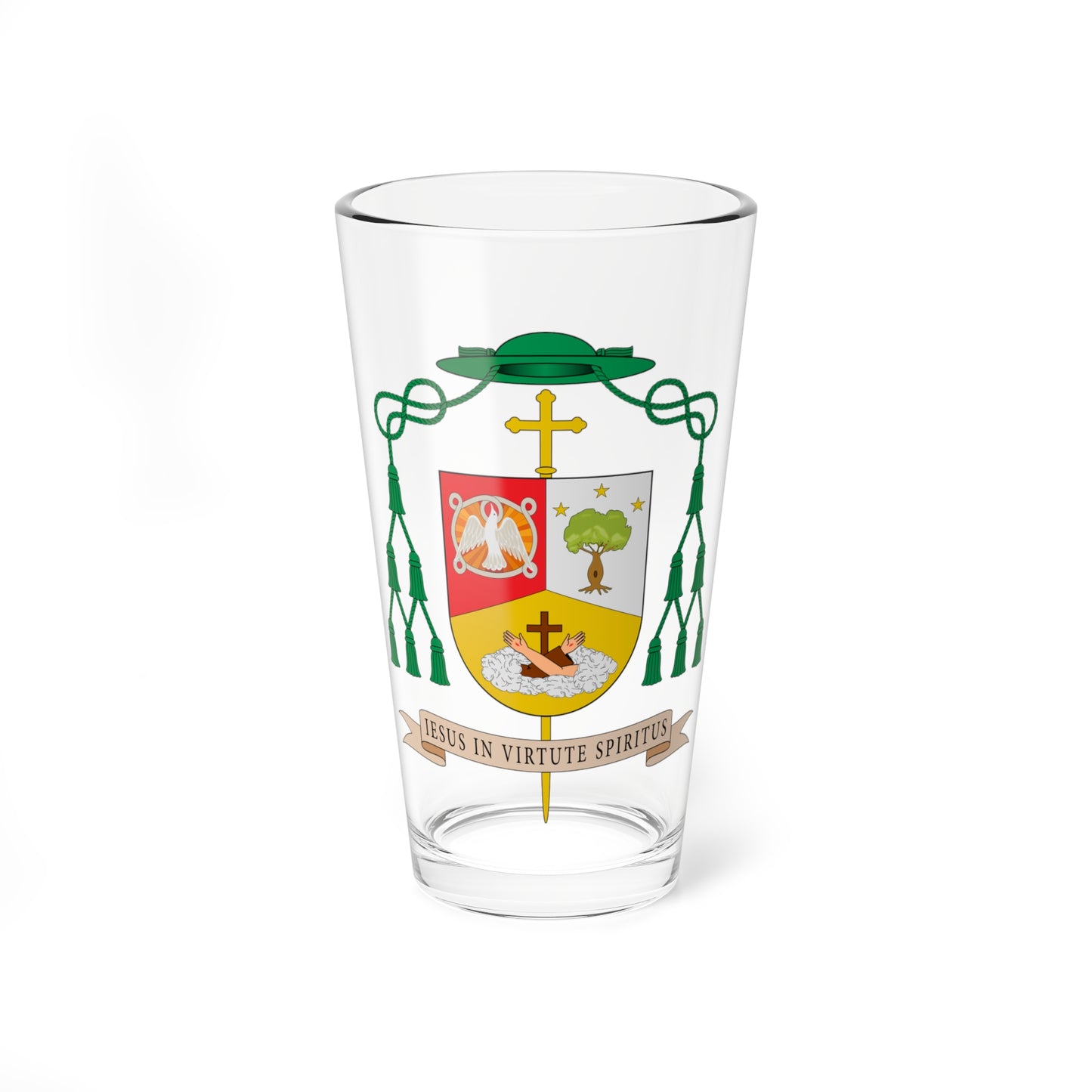 Escudo de Jesús Galeote Tormo (Spain) (Coat of Arms) Pint Glass 16oz