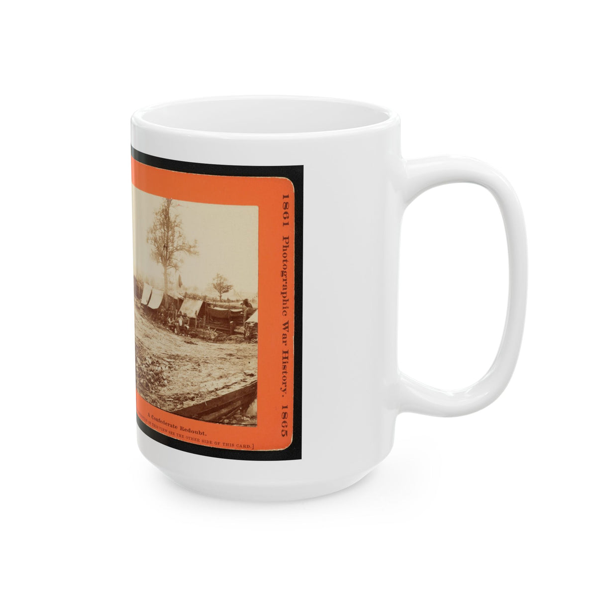 A Confederate Redoubt (U.S. Civil War) White Coffee Mug