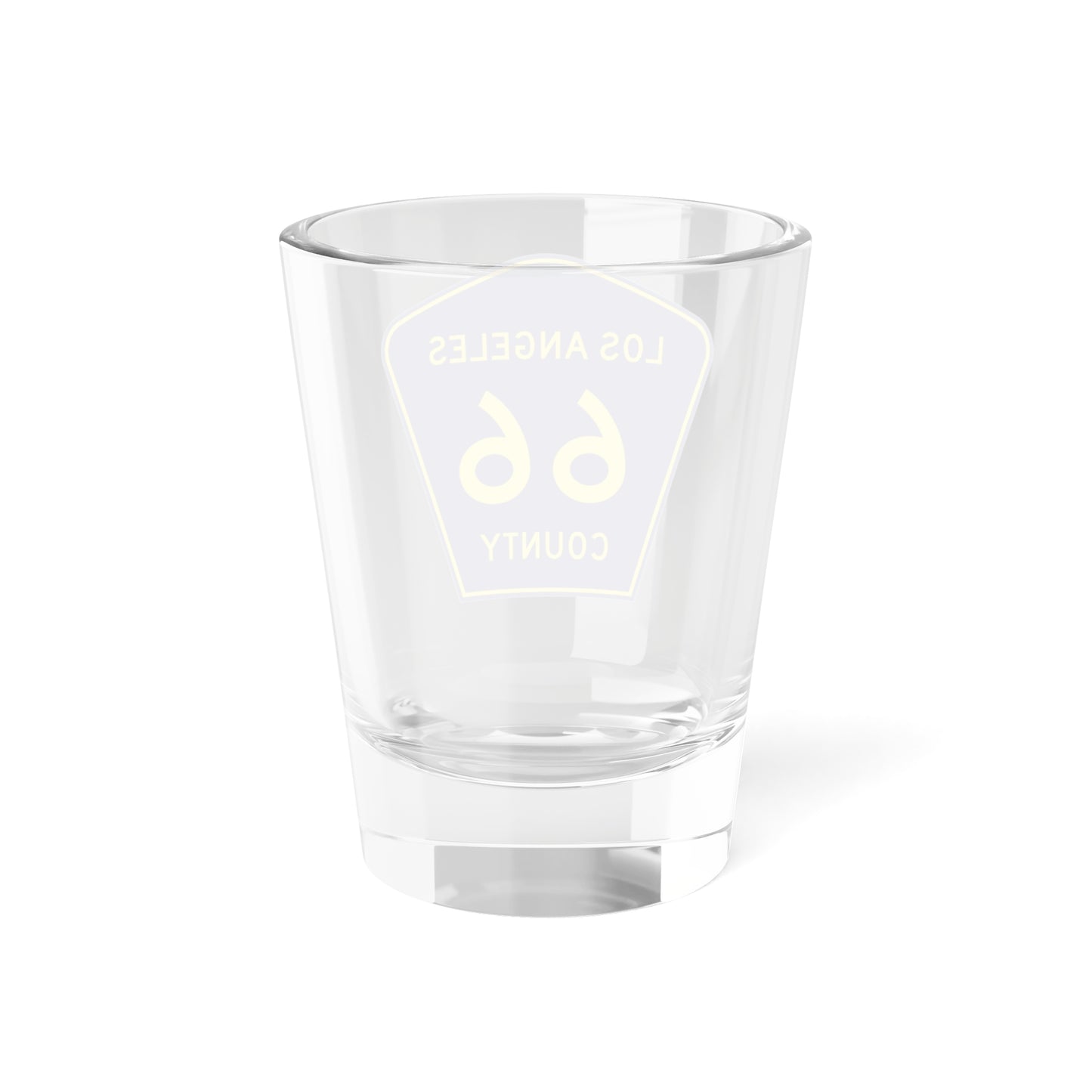 Los Angeles County 66 (California) (Road Sign) Shot Glass 1.5oz