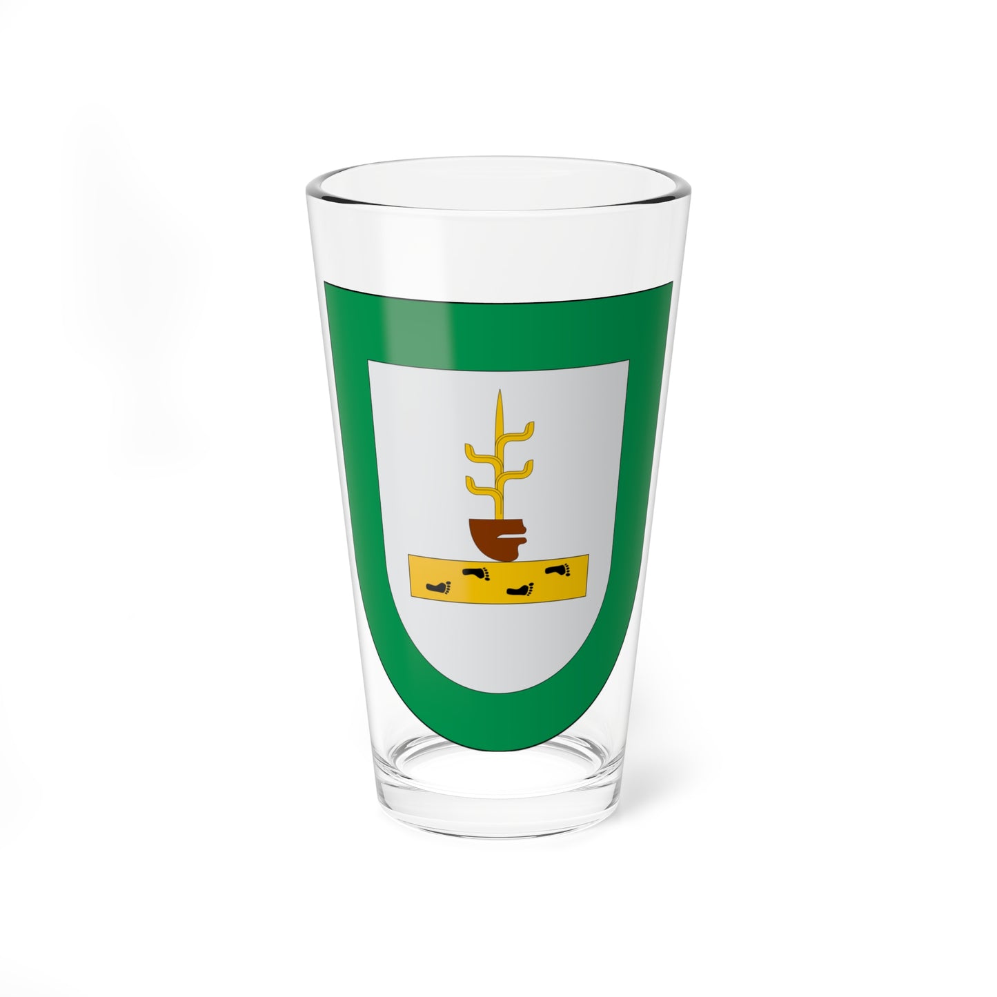 Escudo Acateno (Mexico) (Coat of Arms) Pint Glass 16oz