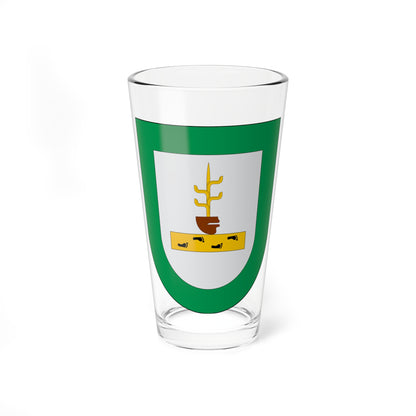Escudo Acateno (Mexico) (Coat of Arms) Pint Glass 16oz