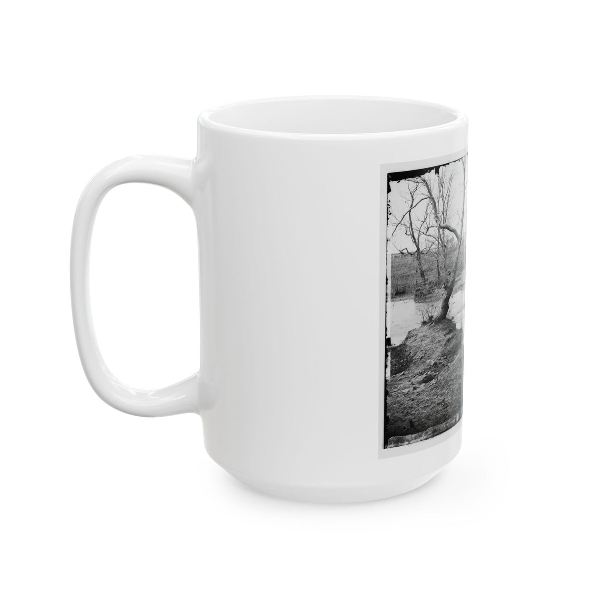 Bull Run, Va. Federal Cavalry At Sudley Ford (U.S. Civil War) White Coffee Mug