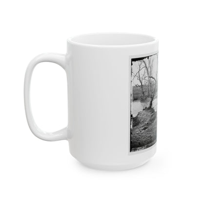 Bull Run, Va. Federal Cavalry At Sudley Ford (U.S. Civil War) White Coffee Mug