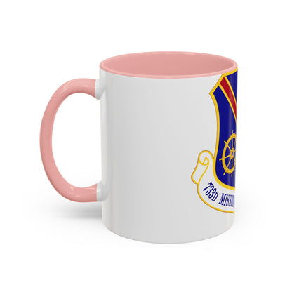 733d Mission Support Group (U.S. Air Force) Accent Coffee Mug