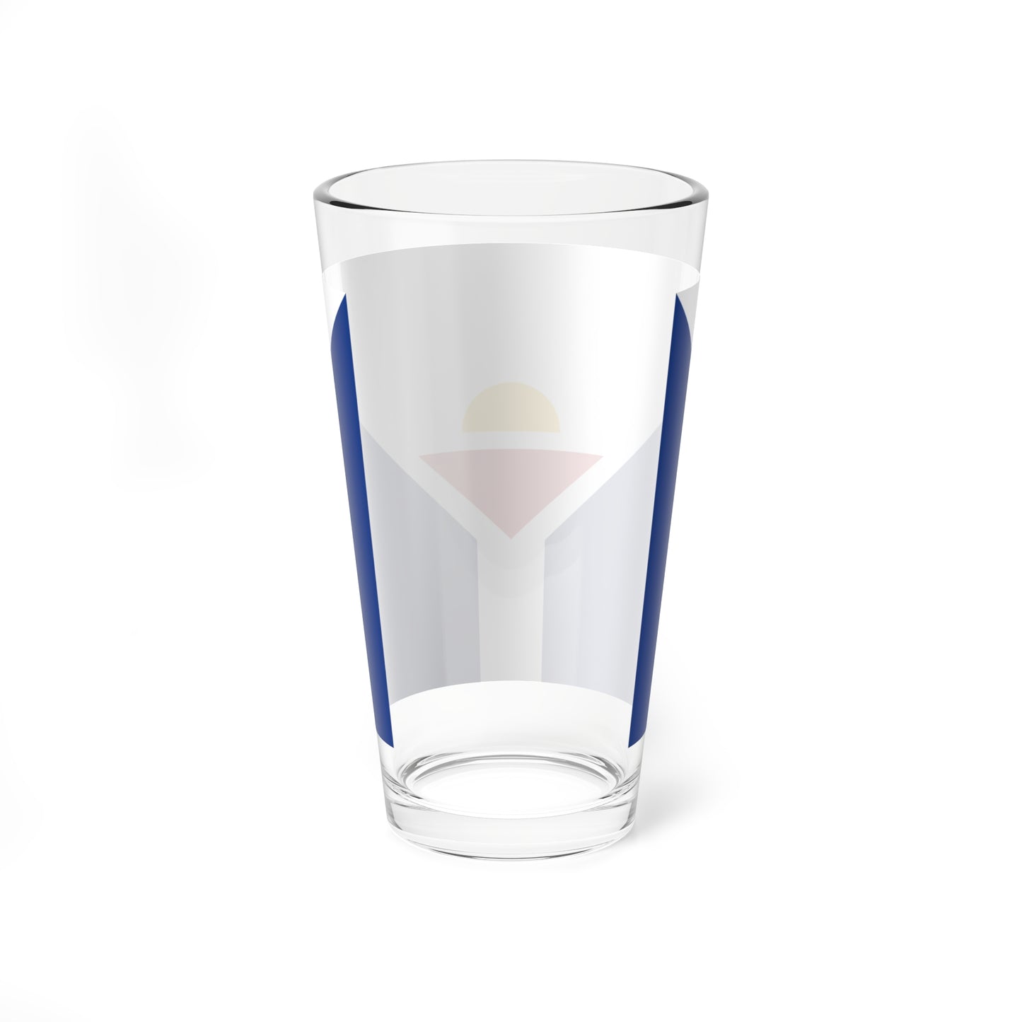 Flag of Saint-Martin fictional (France) Pint Glass 16oz