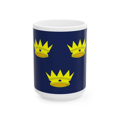 Flag of Munster Ireland - White Coffee Mug-15oz-Go Mug Yourself