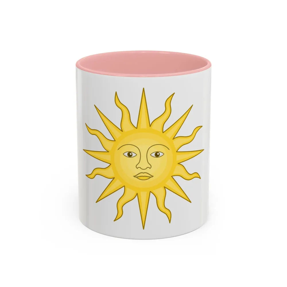 Sun of York - Accent Coffee Mug-11oz-Pink-Go Mug Yourself