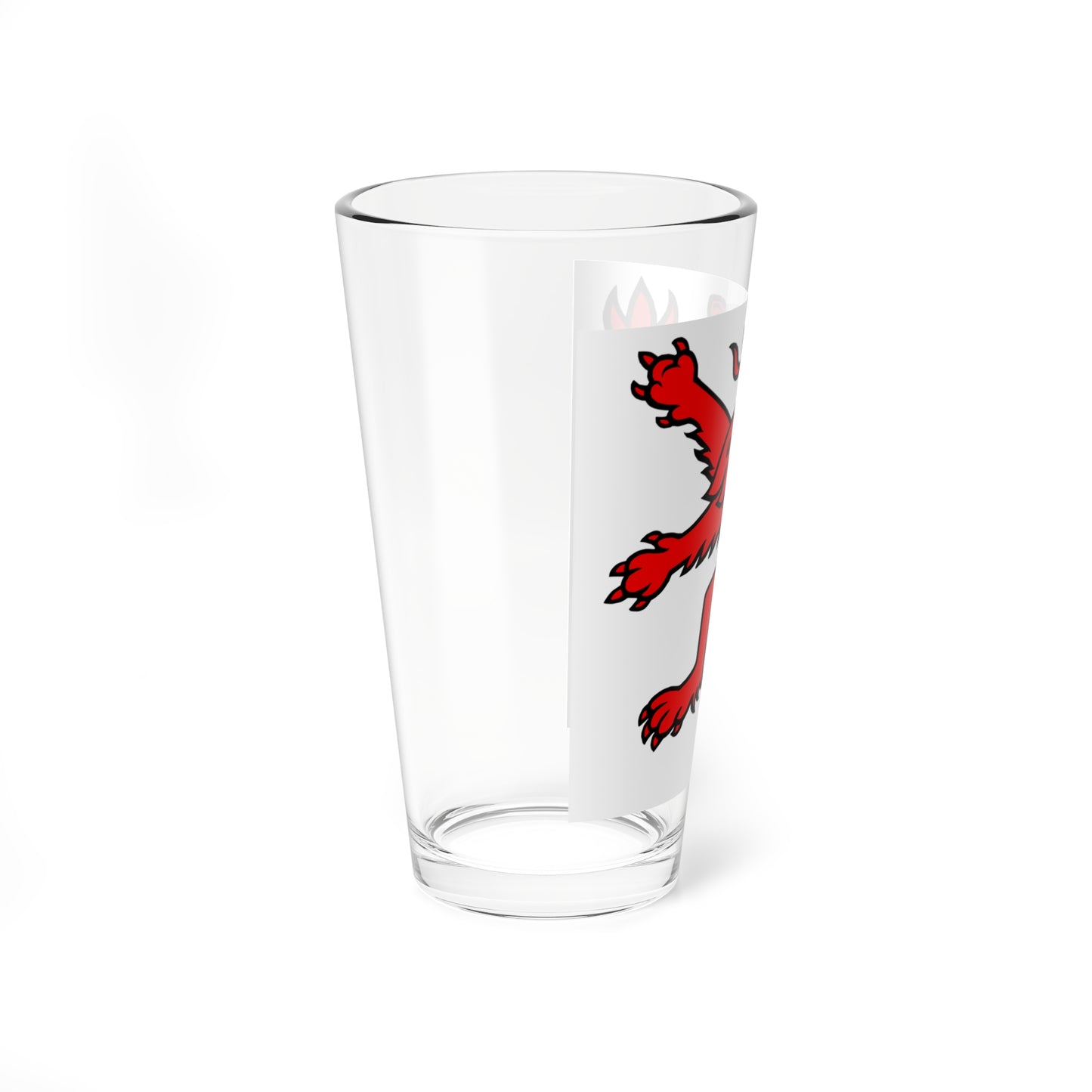 CHE Bremgarten Flag (Switzerland) Pint Glass 16oz
