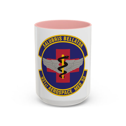 931 Aerospace Medicine Squadron AFRC (U.S. Air Force) Accent Coffee Mug