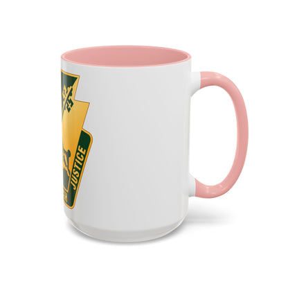 165 Military Police Pennsylvania National Guard (U.S. Army) Accent Coffee Mug