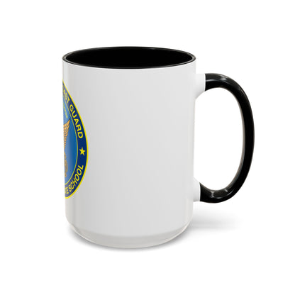 USCG Officer Candidate School (U.S. Coast Guard) Accent Coffee Mug
