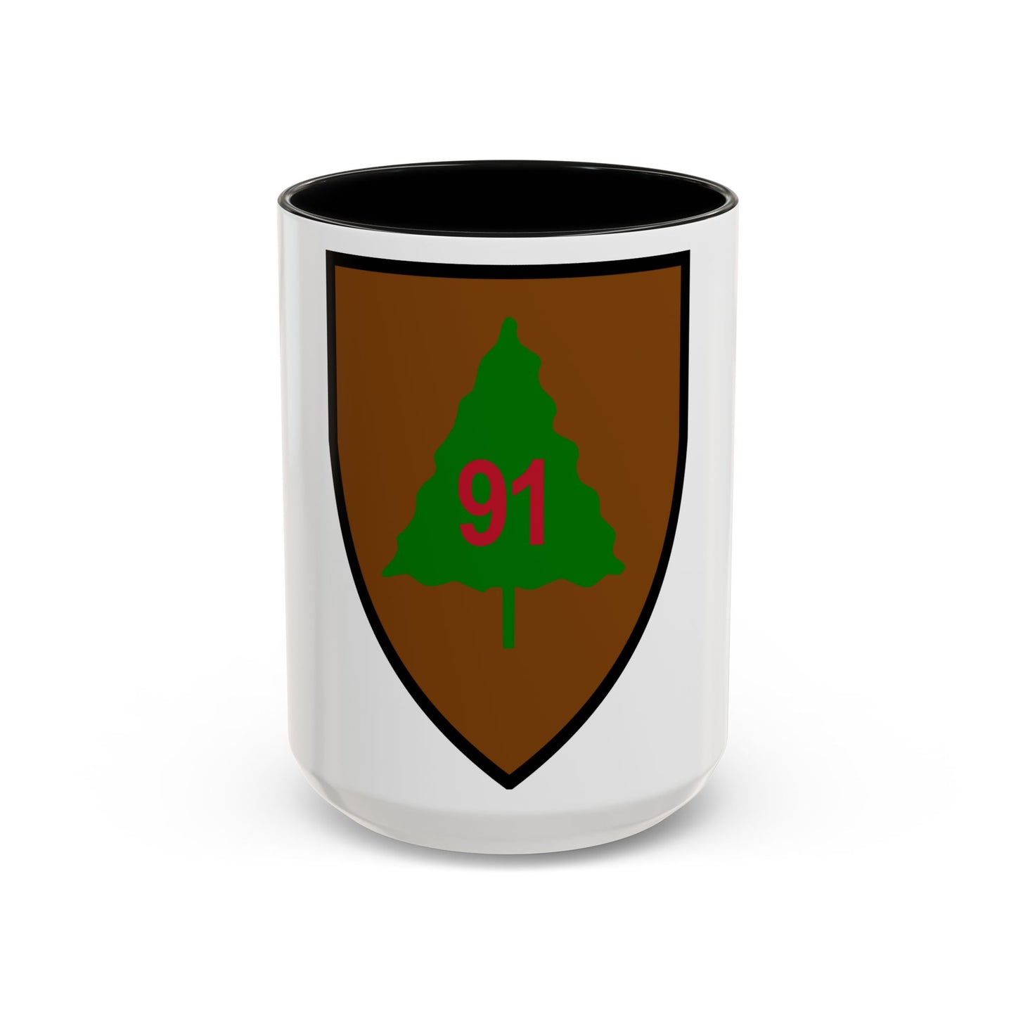 US 91st Infantry Division (U.S. Army) Accent Coffee Mug