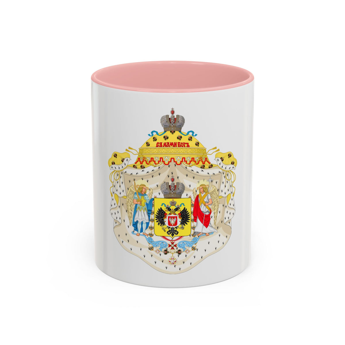 Great Coat of Arms of Congress Poland - Accent Coffee Mug