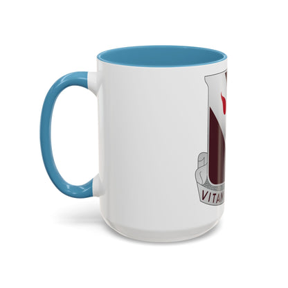 327 Medical Battalion (U.S. Army) Accent Coffee Mug