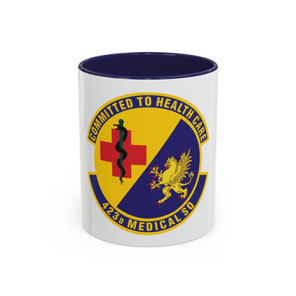 423d Medical Squadron (U.S. Air Force) Accent Coffee Mug