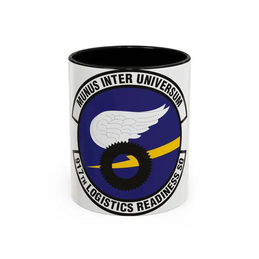 917th Logistics Readiness Squadron (U.S. Air Force) Accent Coffee Mug 11oz Black - Go Mug Yourself