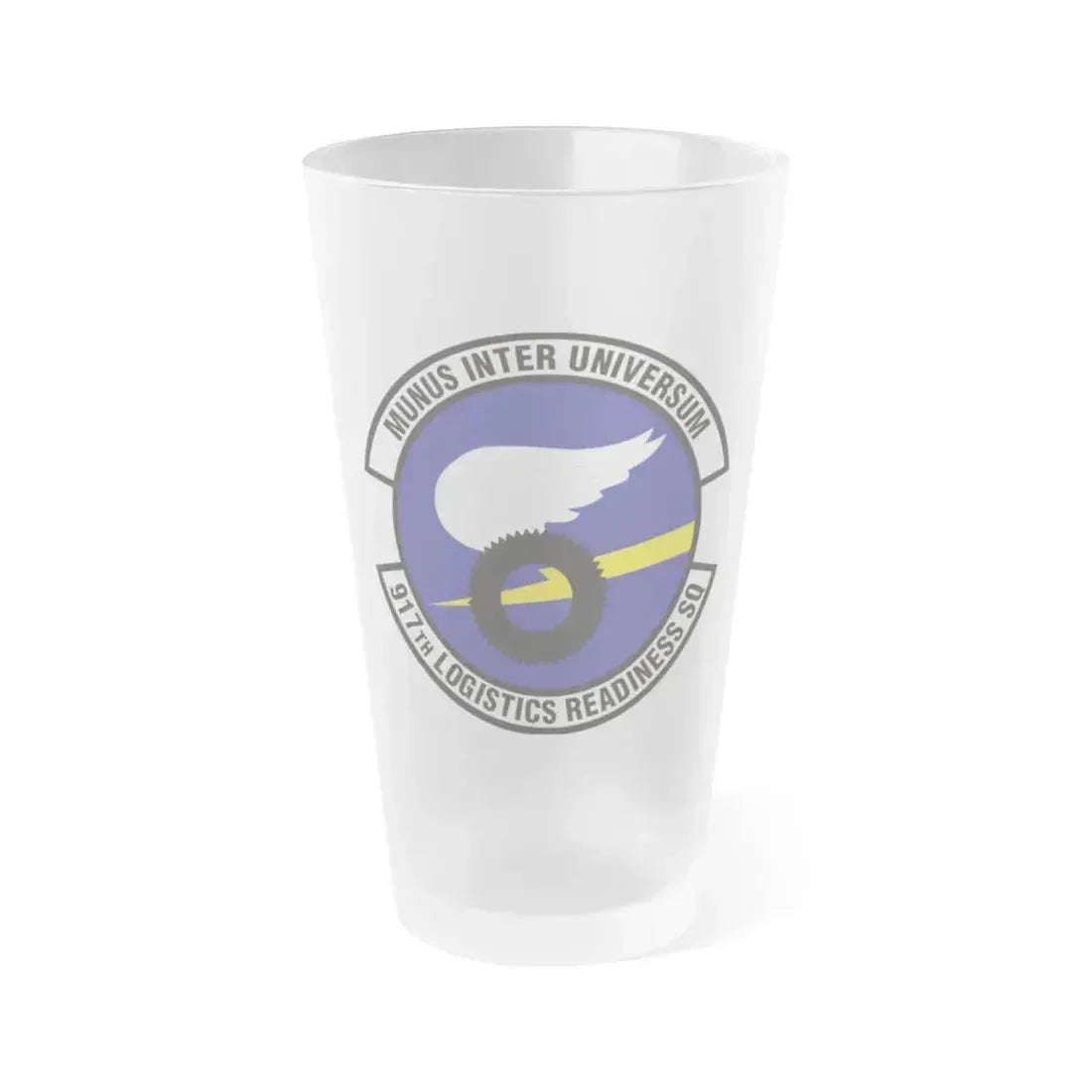 917th Logistics Readiness Squadron (U.S. Air Force) Frosted Pint Glass 16oz 16oz Frosted - Go Mug Yourself