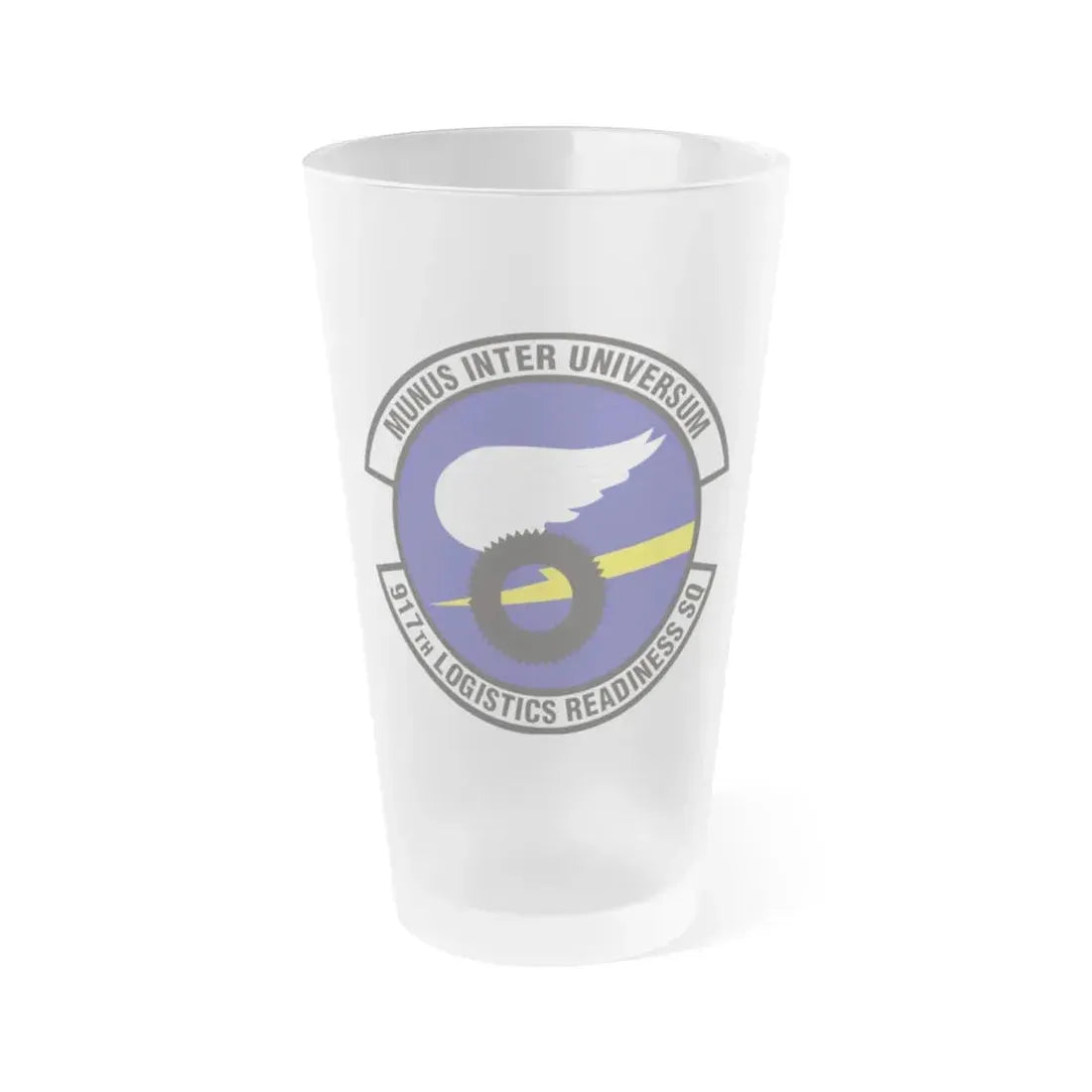 917th Logistics Readiness Squadron (U.S. Air Force) Frosted Pint Glass 16oz 16oz Frosted - Go Mug Yourself