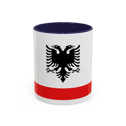 Naval Ensign of Albania - Accent Coffee Mug