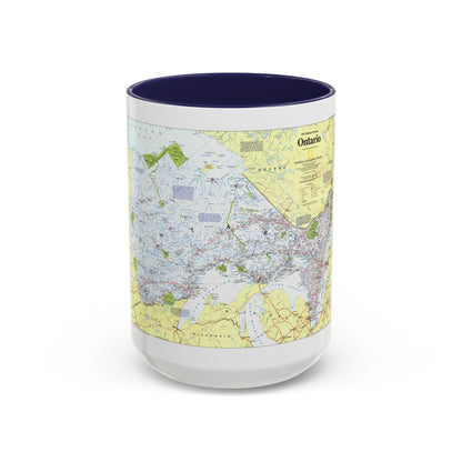Canada - Ontario 1 (1996 (Map) Accent Coffee Mug