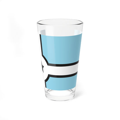 Joplin Missouri Crossroads flag proposal (United States) Pint Glass 16oz