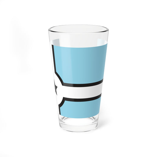 Joplin Missouri Crossroads flag proposal (United States) Pint Glass 16oz