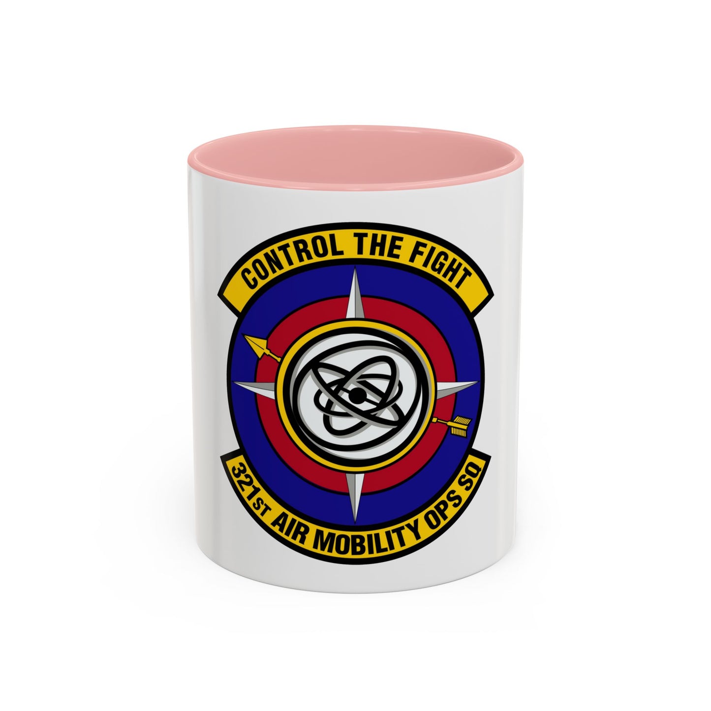 321 Air Mobility Operations Squadron (U.S. Air Force) Accent Coffee Mug