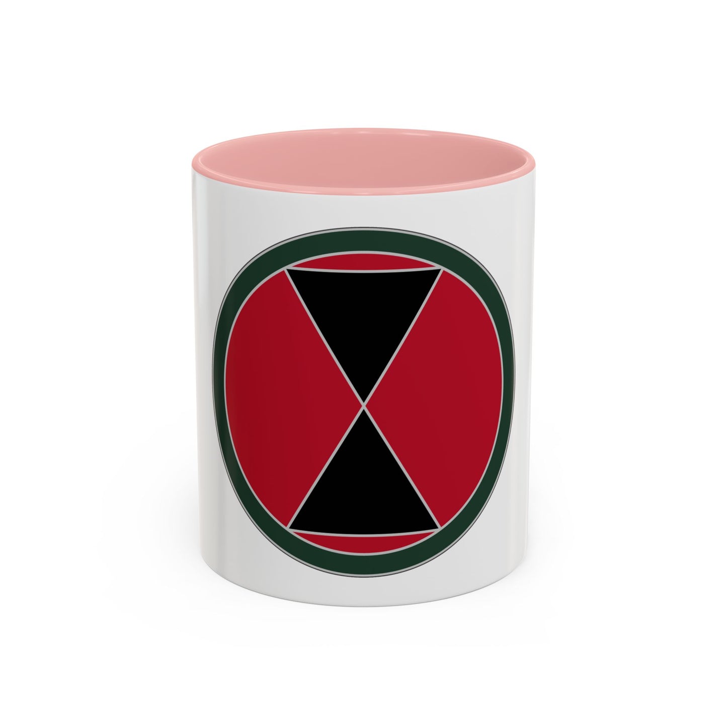 7 Infantry Division (U.S. Army) Accent Coffee Mug
