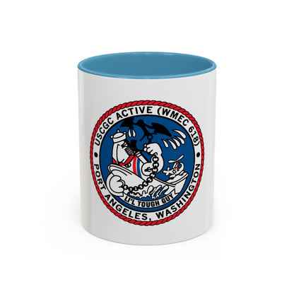 USCGC Active WMEC 618 Port Angeles WA (U.S. Coast Guard) Accent Coffee Mug