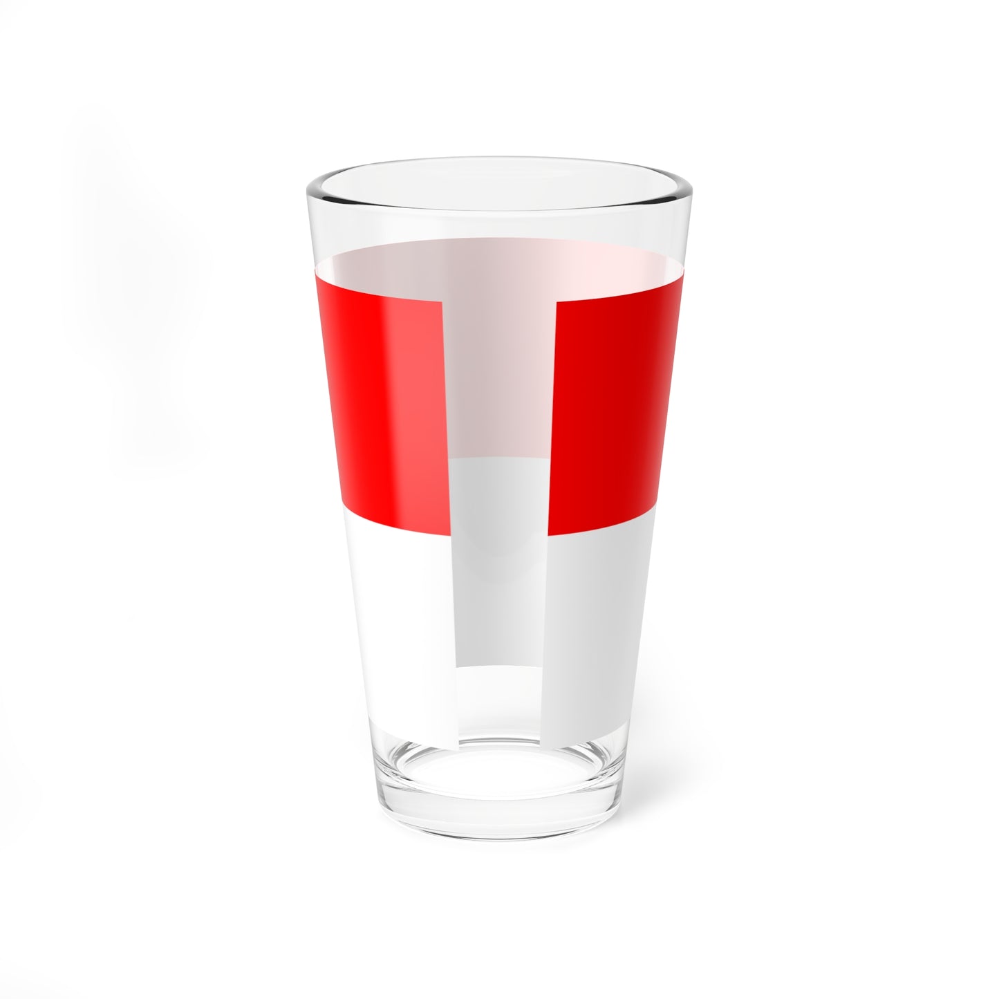 Flag of Kingdom of Croatia 1852-1860 (Croatia) Pint Glass 16oz