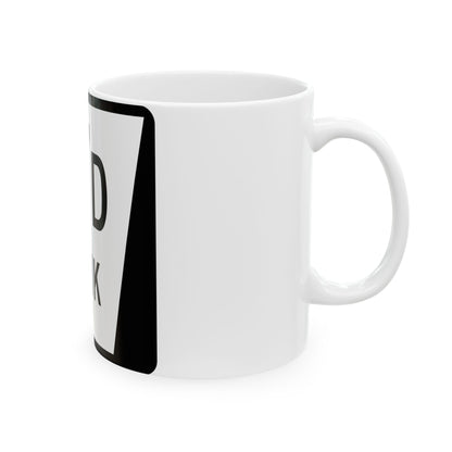 N LINK 17D (Nebraska) (Road Sign) White Coffee Mug