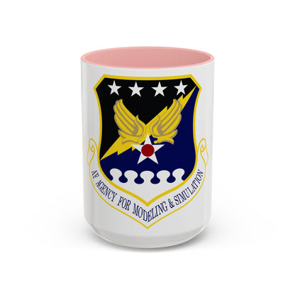 Air Force Agency for Modeling and Simulation (U.S. Air Force) Accent Coffee Mug