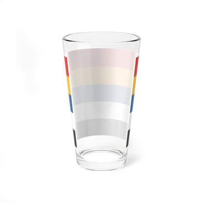 Flag of the Provisional Government of the Republic of China 1939-1940 (China) Pint Glass 16oz