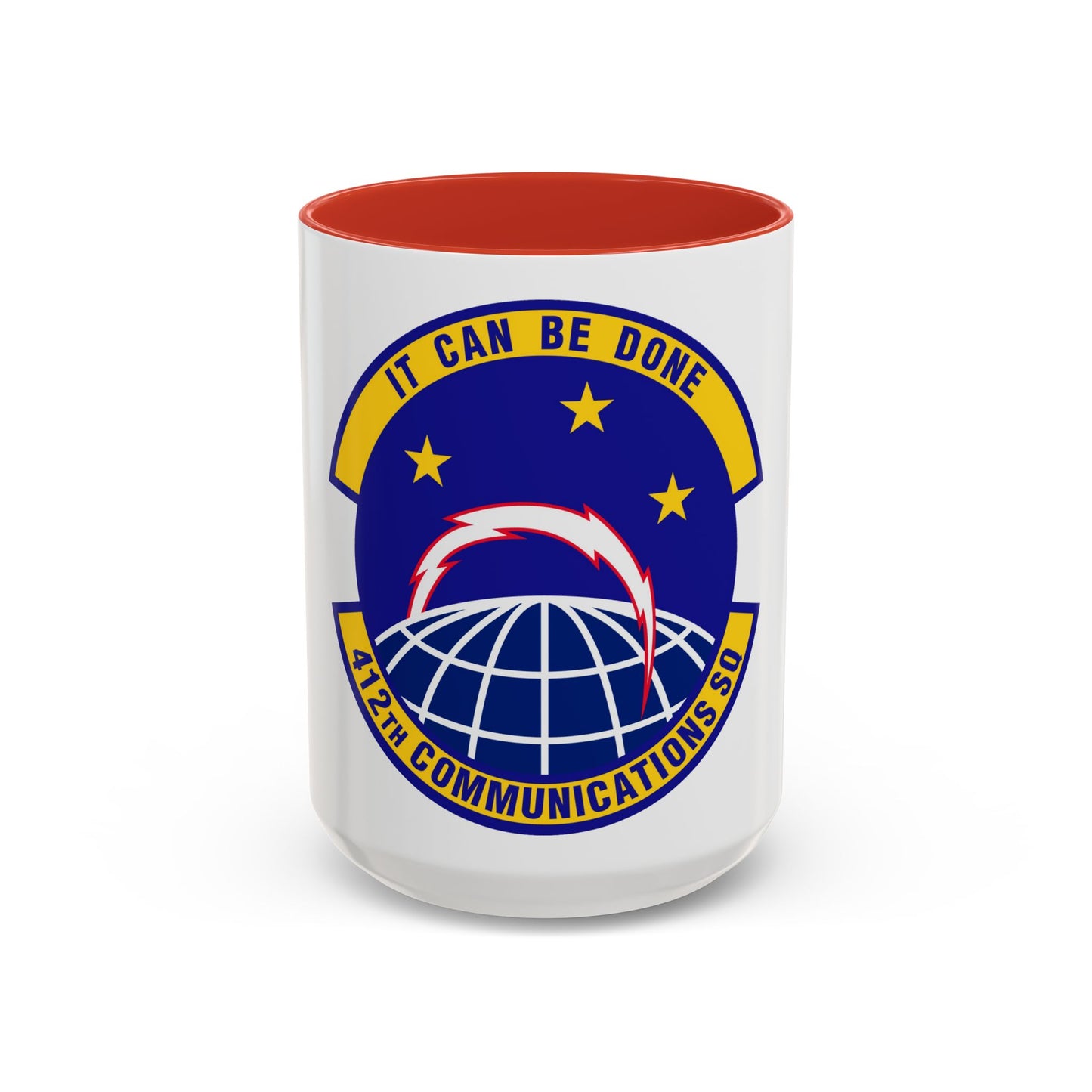 412th Communications Squadron (U.S. Air Force) Accent Coffee Mug