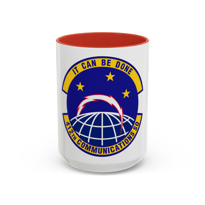 412th Communications Squadron (U.S. Air Force) Accent Coffee Mug
