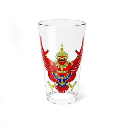 Thai Garuda emblem (Thailand) (Coat of Arms) Pint Glass 16oz