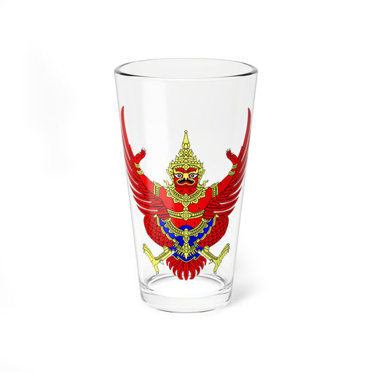Thai Garuda emblem (Thailand) (Coat of Arms) Pint Glass 16oz