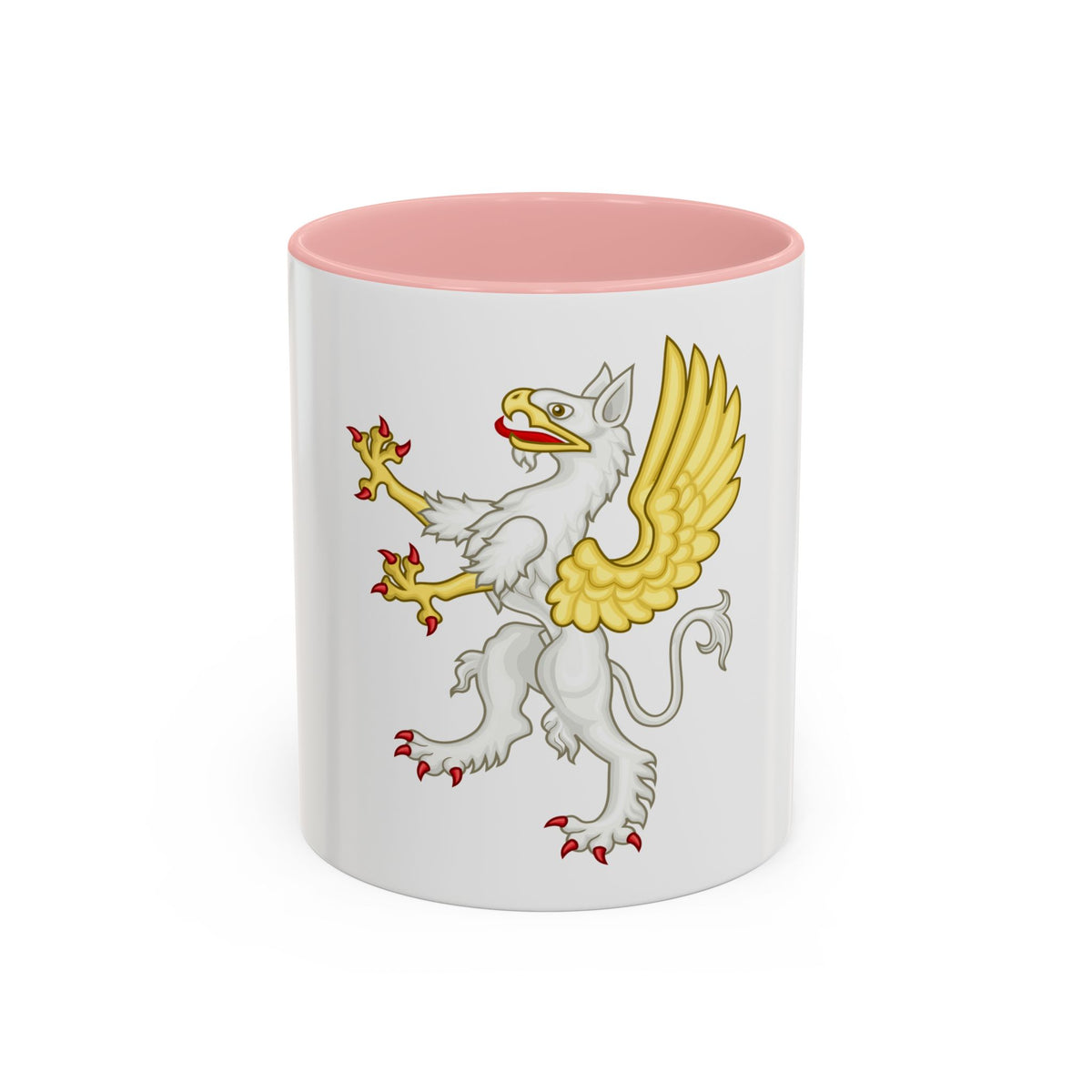 Gryphon Badge of Edward III - Accent Coffee Mug