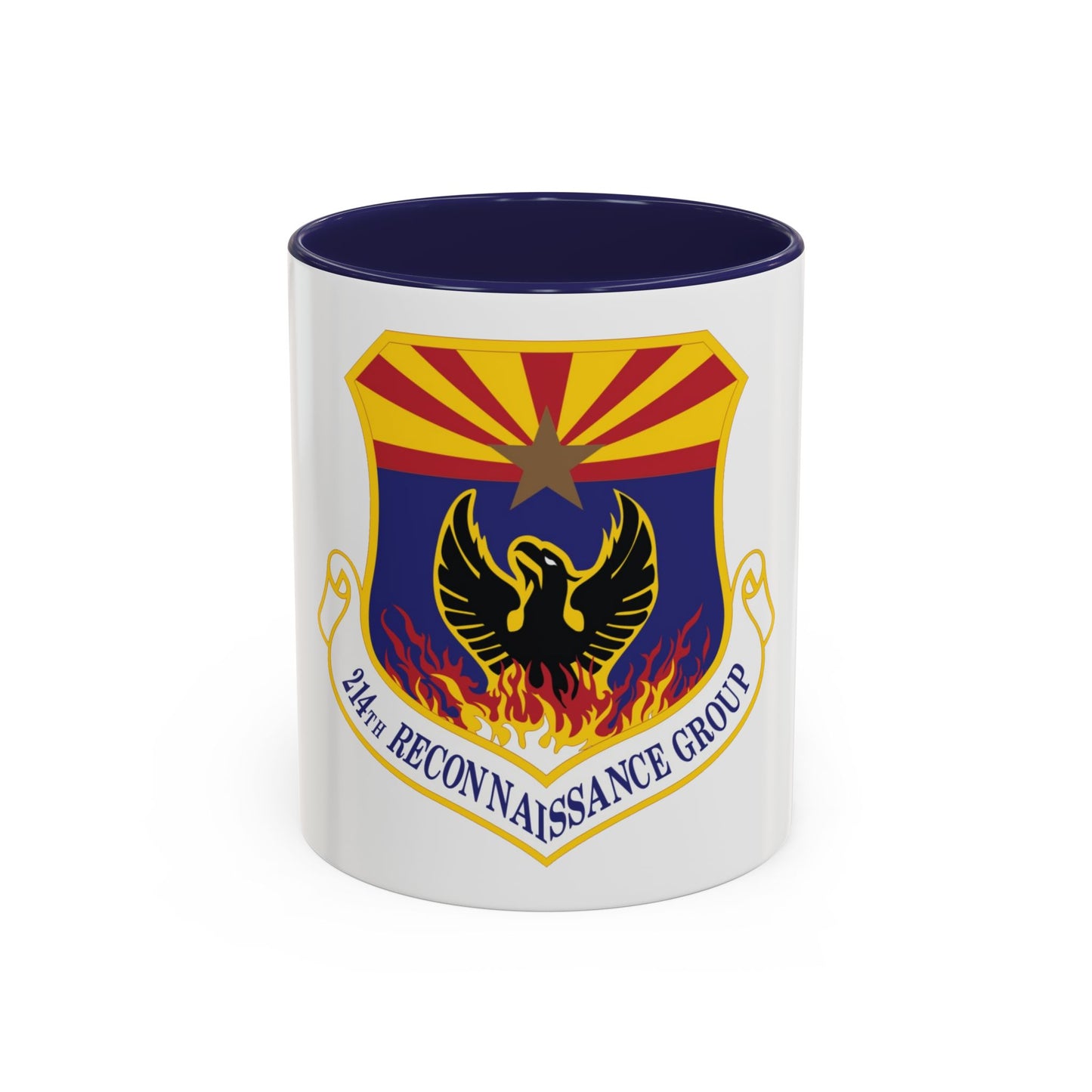 214th Reconnaissance Group (U.S. Air Force) Accent Coffee Mug
