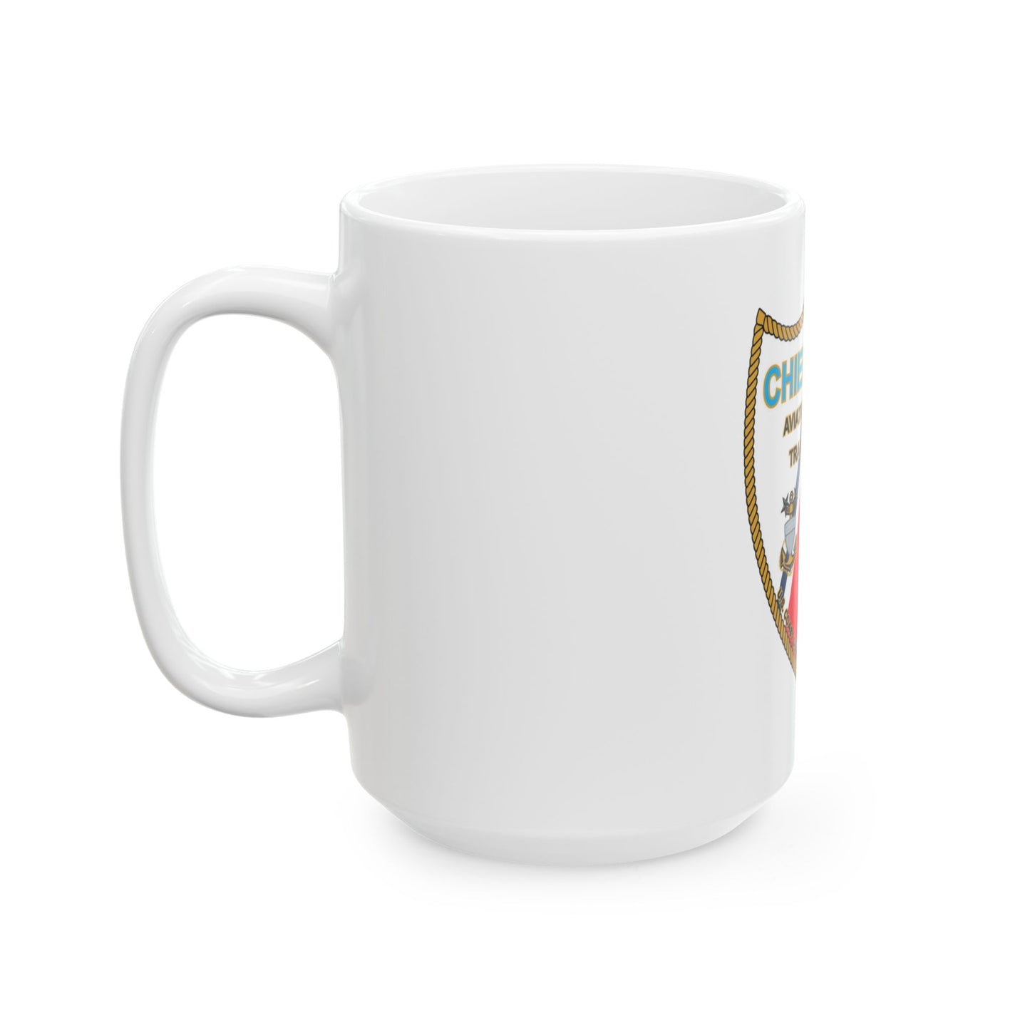 Chiefs Mess ATTC USCGC Elizabeth City NC (U.S. Coast Guard) White Coffee Mug