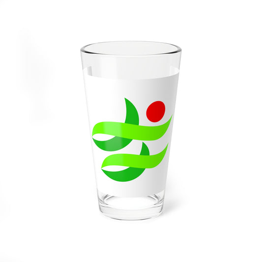 Flag of Nantan Kyoto (Japan) Pint Glass 16oz