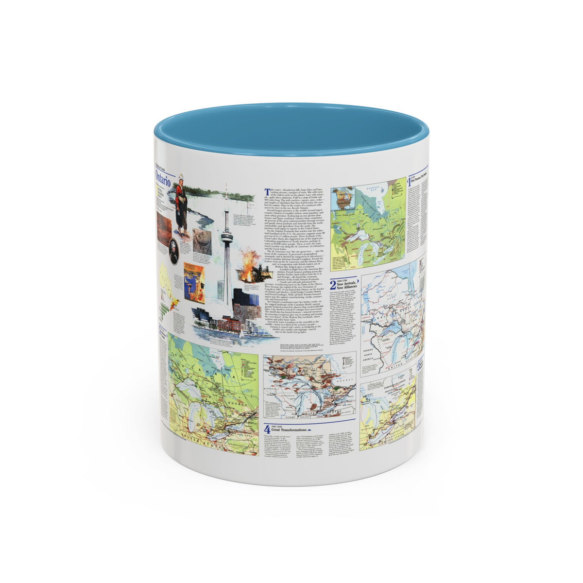Canada - Ontario 2 (1996) (Map) Accent Coffee Mug