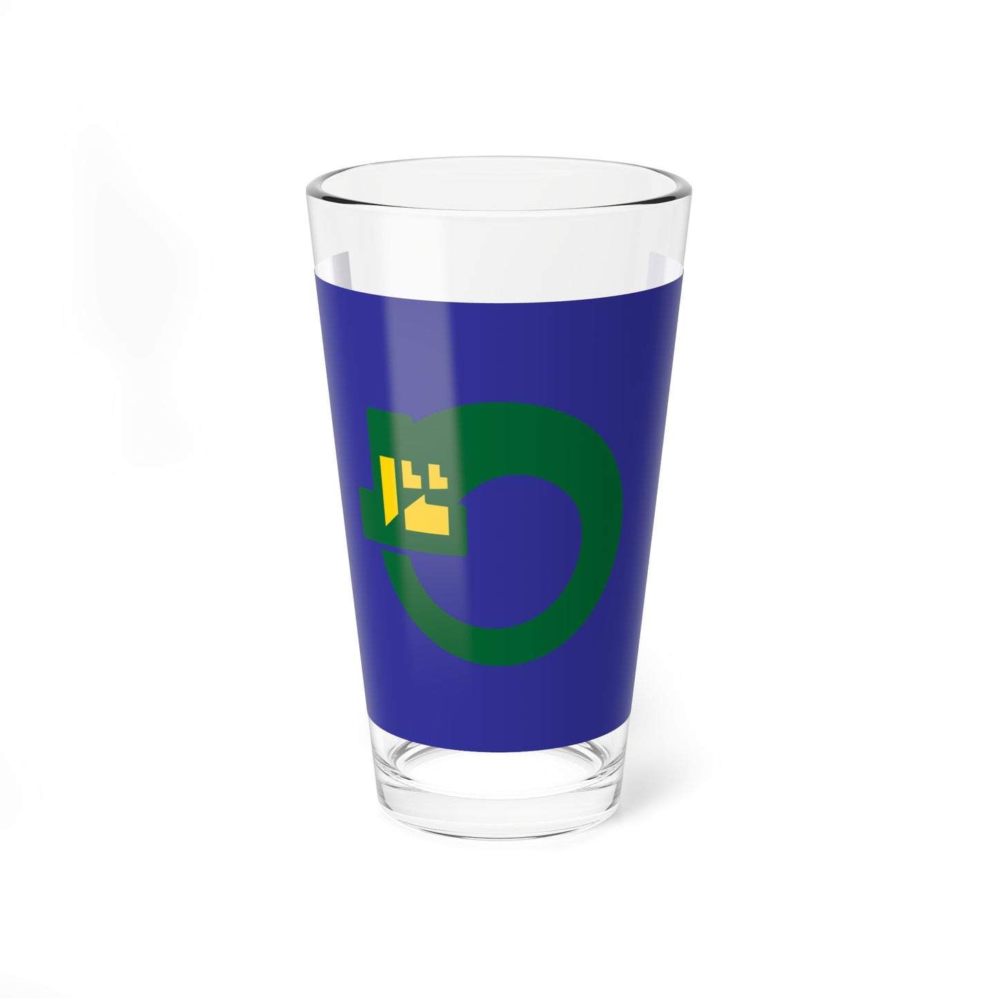 Flag of Hashikami Aomori no text (Japan) Pint Glass 16oz