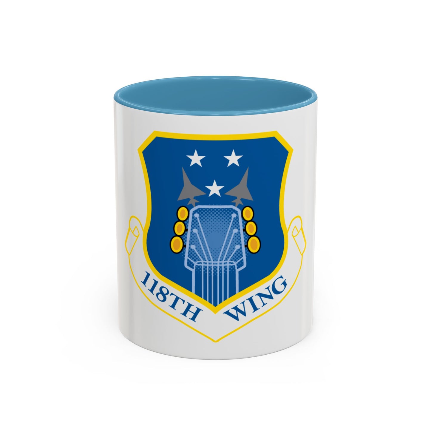 118th Wing ANG (U.S. Air Force) Accent Coffee Mug
