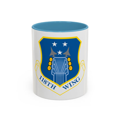 118th Wing ANG (U.S. Air Force) Accent Coffee Mug