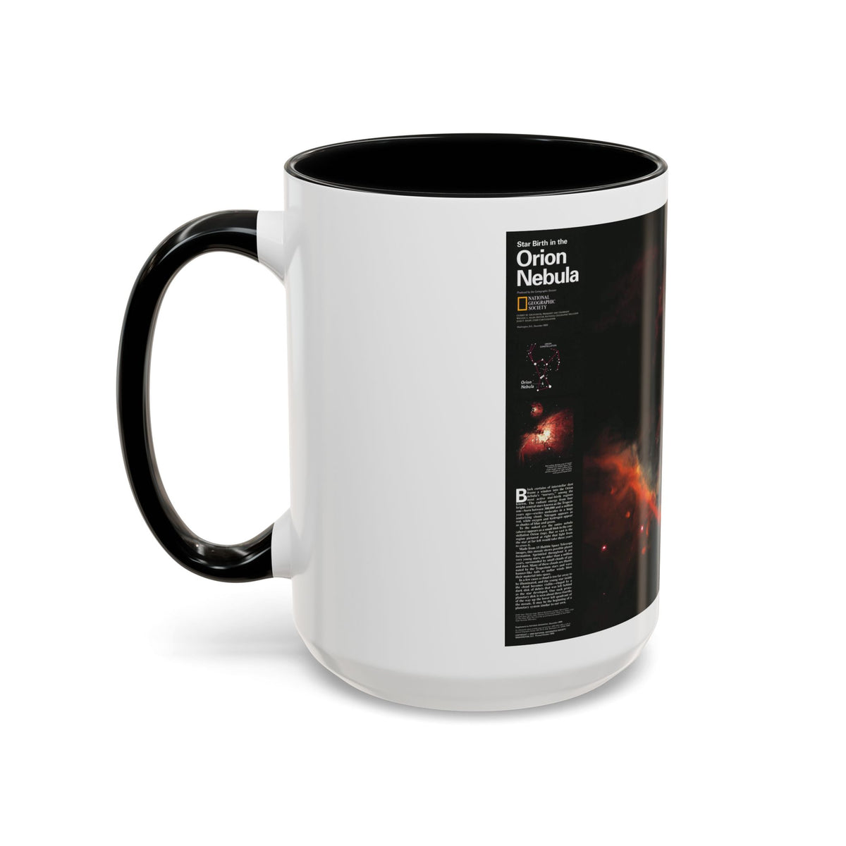 Space - Star Birth in the Orion Nebula (1995) (Map) Accent Coffee Mug