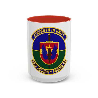 502d Security Forces Squadron (U.S. Air Force) Accent Coffee Mug